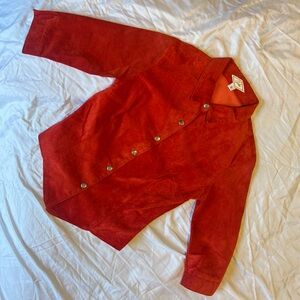 RARE VINTAGE 100% SUEDE TOP